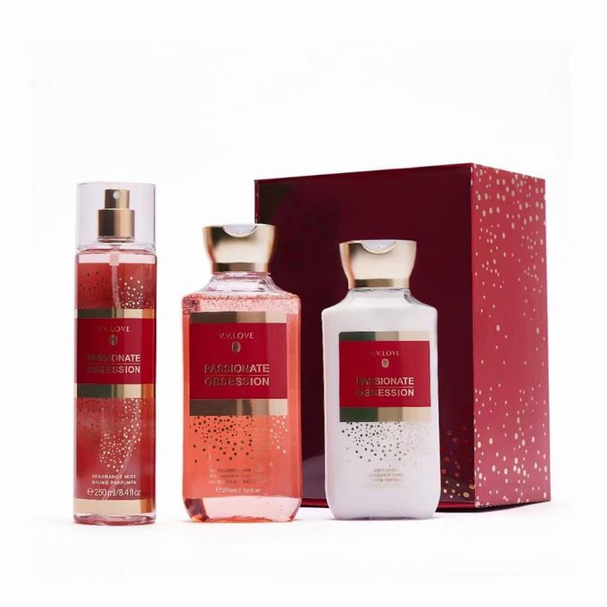 SET.VVLOVE SPLASH PASSIONATE OBSESSION POUR FEMME 3 PCS 250ML/W