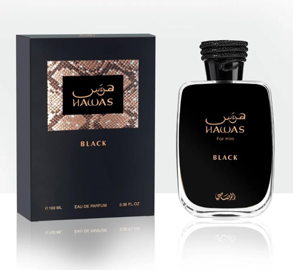 AL RASASI HAWAS FOR HIM BLACK EDP 100ML/M