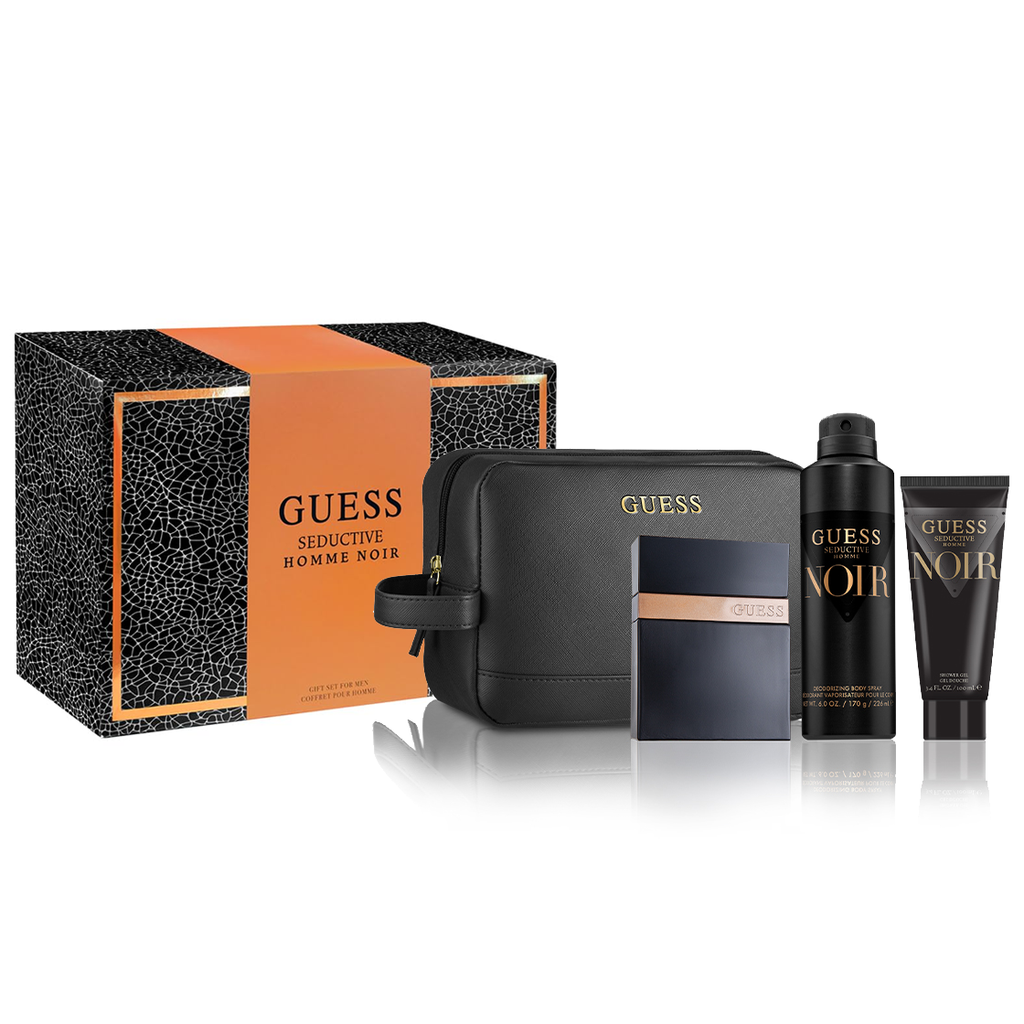 SET.GUESS SEDUCTIVE NOIR POUR HOMME 4 PCS EDT 100ML/M